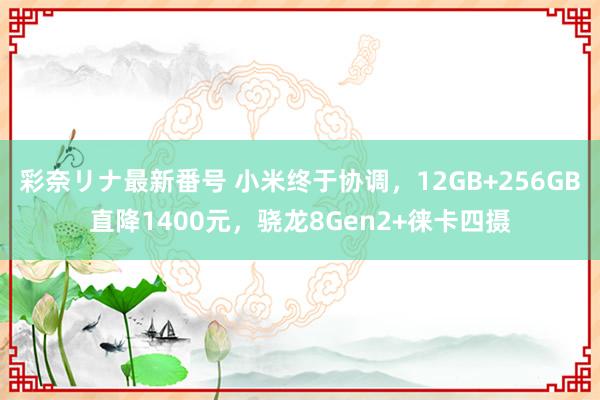 彩奈リナ最新番号 小米终于协调，12GB+256GB直降1400元，骁龙8Gen2+徕卡四摄