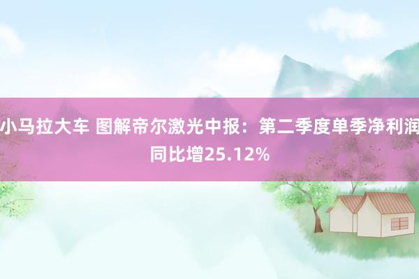 小马拉大车 图解帝尔激光中报：第二季度单季净利润同比增25.12%