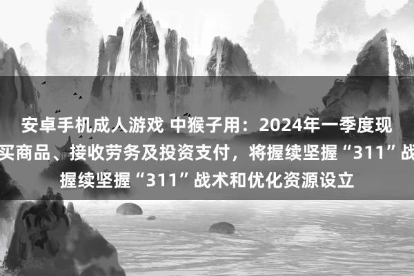 安卓手机成人游戏 中猴子用：2024年一季度现款流出主要用于购买商品、接收劳务及投资支付，将握续坚握“311”战术和优化资源设立